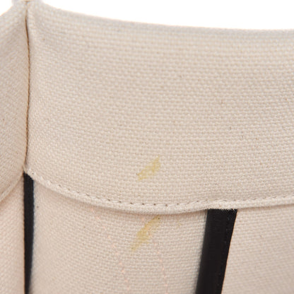Celine Cotton Canvas Medium Phantom Luggage White 7 of 7