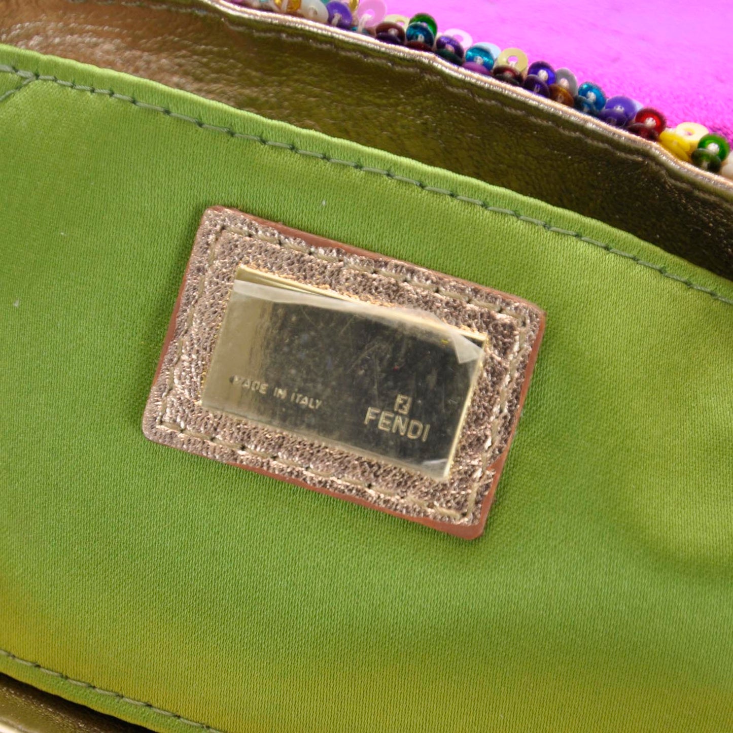 Sequin Compilation Clutch