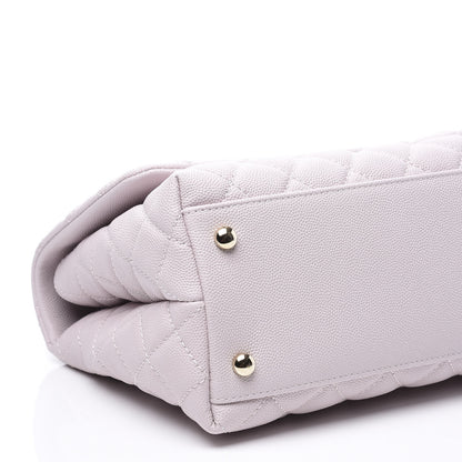 Chanel Caviar Quilted Small Coco Handle Flap Lilas Lilac 4 of 12