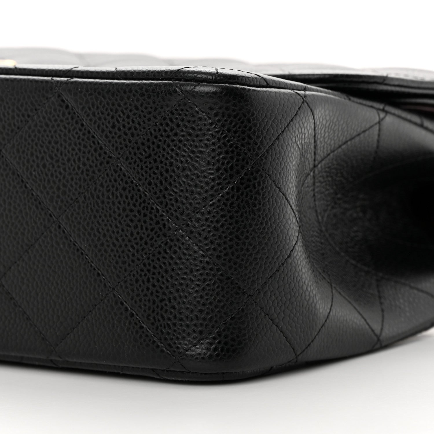 Chanel Caviar Quilted Jumbo Double Flap Black 7 of 13