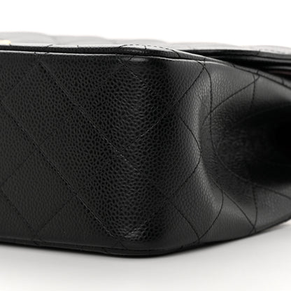 Chanel Caviar Quilted Jumbo Double Flap Black 7 of 13