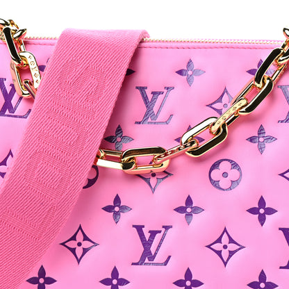Louis Vuitton Lambskin Embossed Monogram Vuittamins Coussin PM Rose Violet 9 of 10