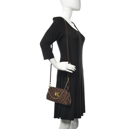 Louis Vuitton Damier Ebene Eva Clutch 2 of 9