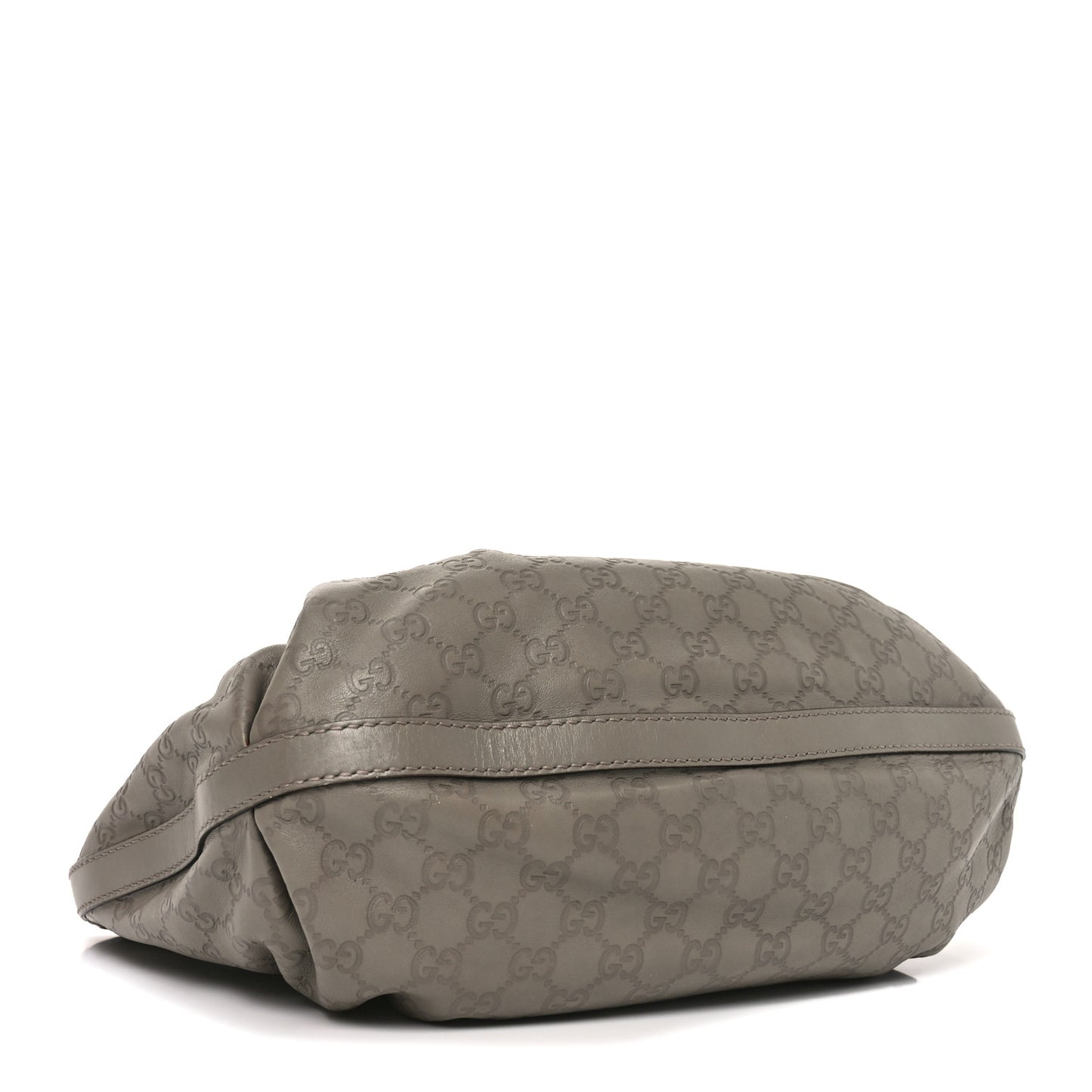 Guccissima Medium Scarlett Stud Tote Grey