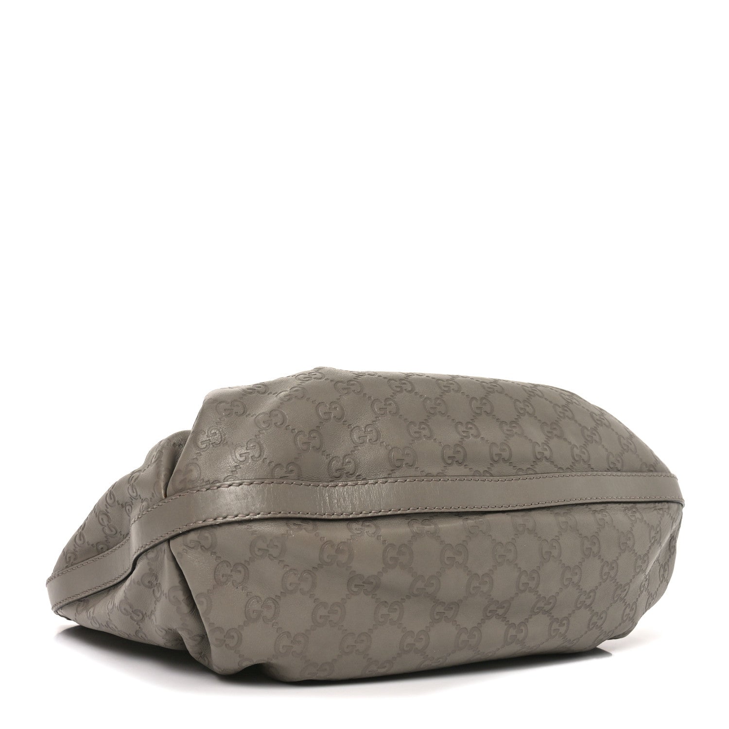 Gucci Guccissima Medium Scarlett Stud Tote Grey 4 of 10