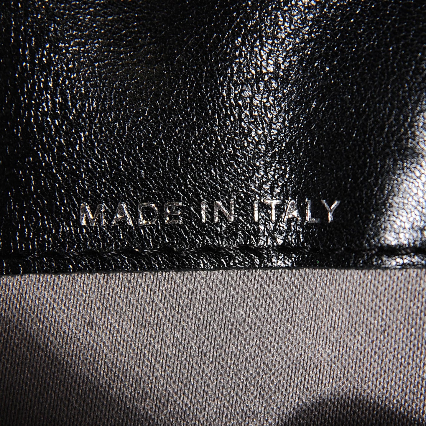 Lambskin Studded CC Yen Wallet Black
