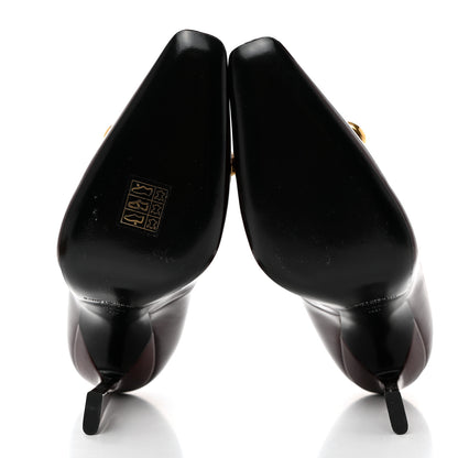 Saint Laurent Patent Severine Pumps 36 Deep 36 Bordeaux 5 of 8