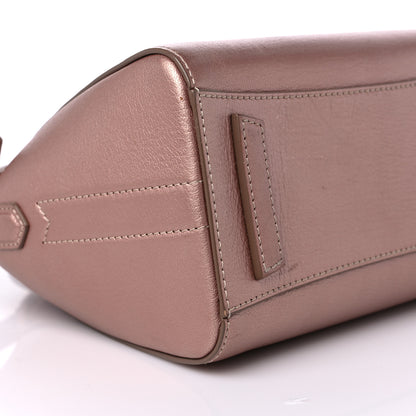 Givenchy Metallic Sugar Goatskin Mini Antigona Light Pink 8 of 13