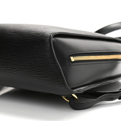 Louis Vuitton Epi Mabillon Backpack Black 10 of 10