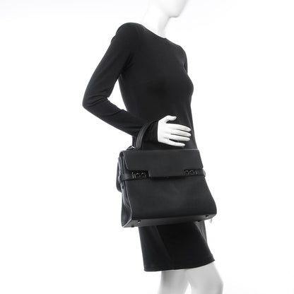 Delvaux Grained Calfskin GM Tempete Satchel Black 3 of 9