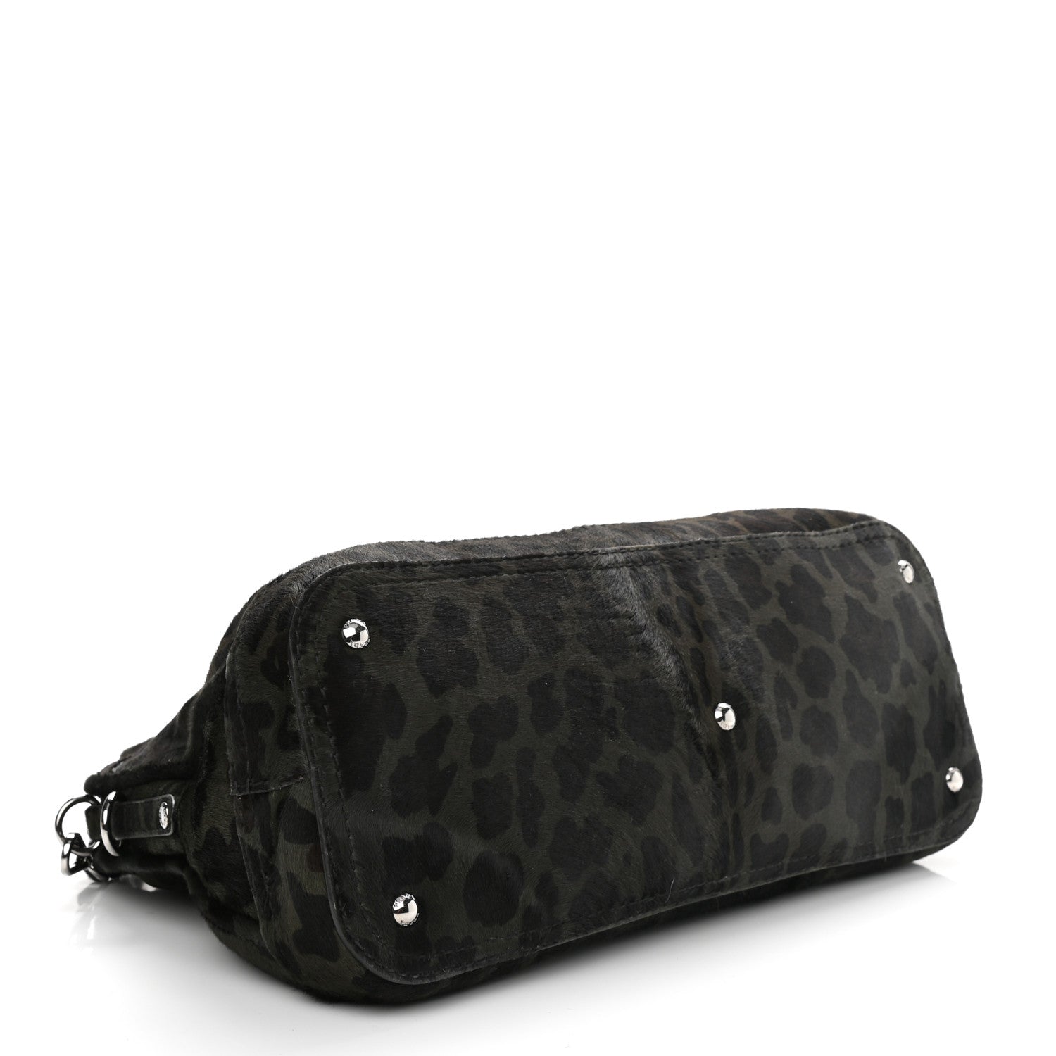 Prada Cavallino Leopard Print Bauletto Mimetico 4 of 11