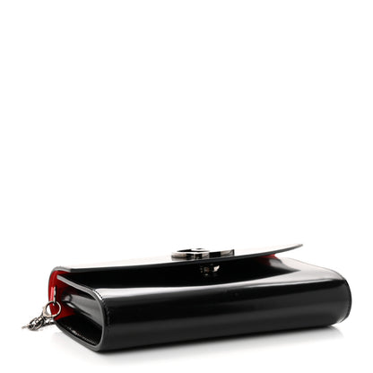 Christian Louboutin Calfskin Loubi54 Wallet On Chain Black 4 of 12