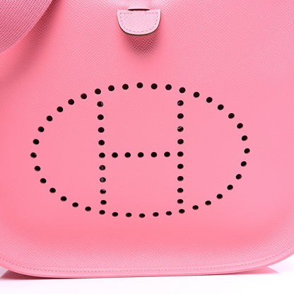 Hermes Epsom Evelyne III PM Rose Confetti 9 of 10