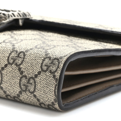 Gucci GG Supreme Monogram Mini Dionysus Chain Wallet Beige Taupe 9 of 9