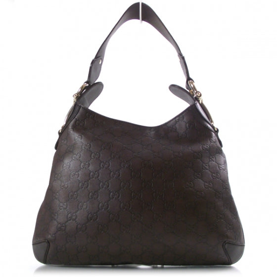 Guccissima Creole Hobo Chocolate