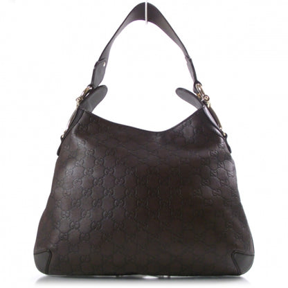 Gucci Guccissima Creole Hobo Chocolate 1 of 11
