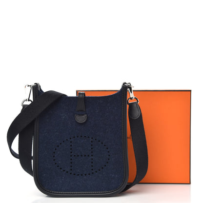 Hermes Feutre Swift Evelyne TPM Bleu Nuit Black 9 of 9