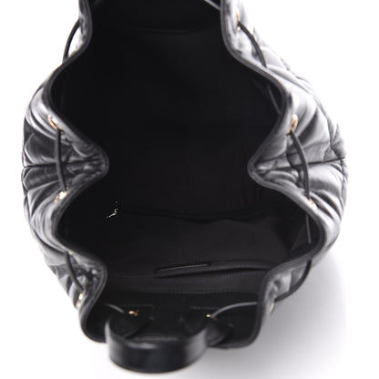 Chanel Lambskin Quilted Backpack Black 5 of 11