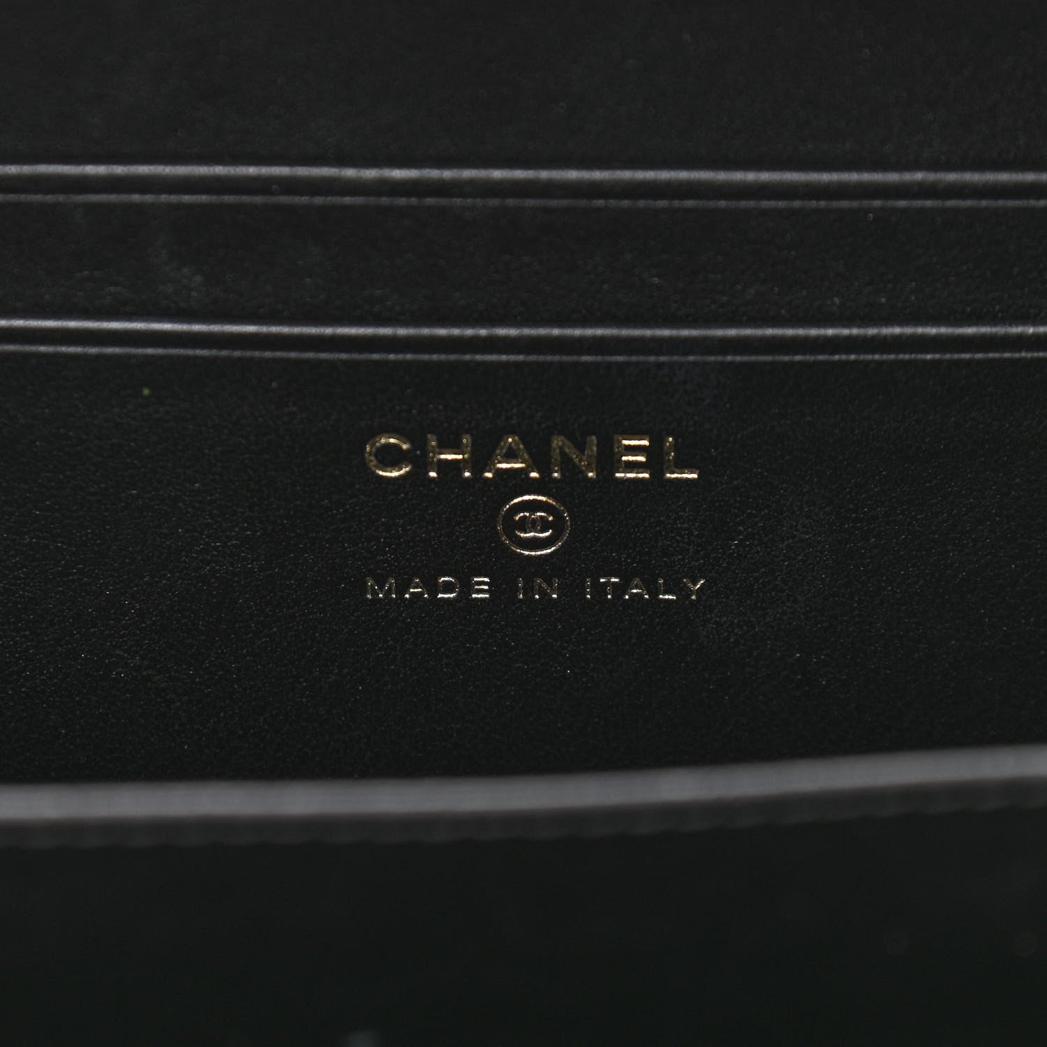 Chanel Caviar Quilted CC Filigree Vanity Clutch With Chain Black 6 of 11