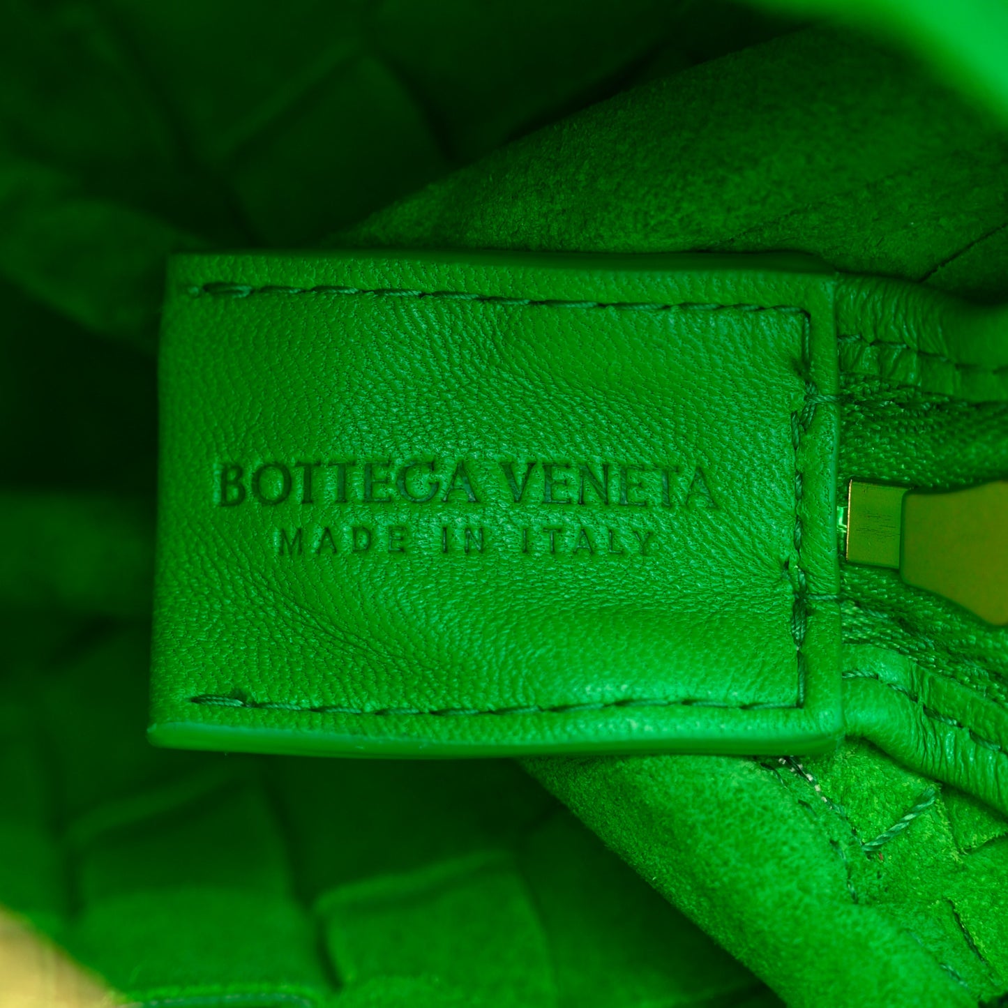 Nappa Intrecciato Mini Loop Camera Bag Parakeet