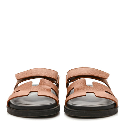 Hermes Epsom Womens Chypre Sandals 36 Natural 2 of 10