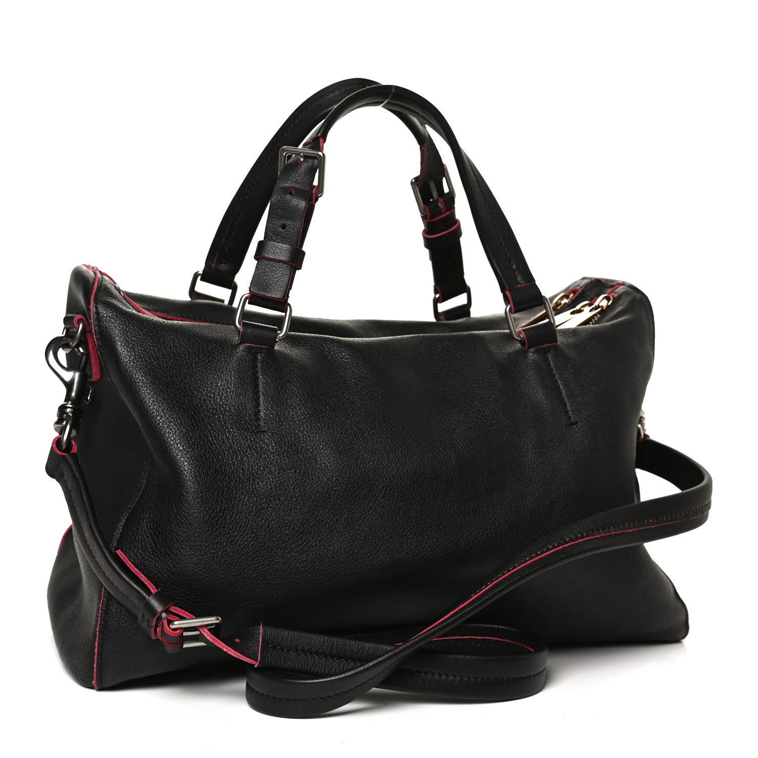 Celine Calfskin Boston Black 2 of 10