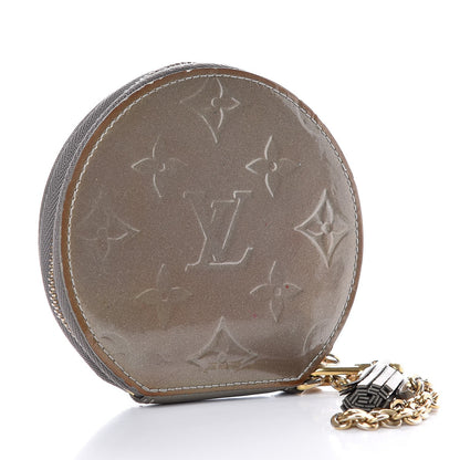 Louis Vuitton Vernis Chapeau Coin Purse Gris Art Deco 3 of 9