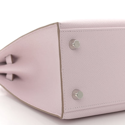 Hermes Epsom Kelly Sellier 25 Mauve Pale 9 of 11