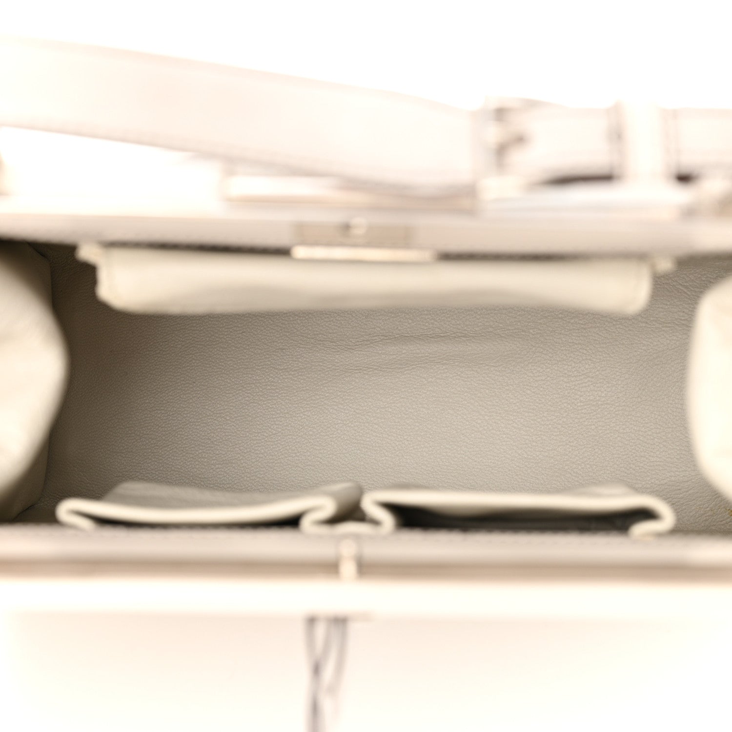 Prada Spazzolato Logo Print Framed Bag Quarzo 6 of 14