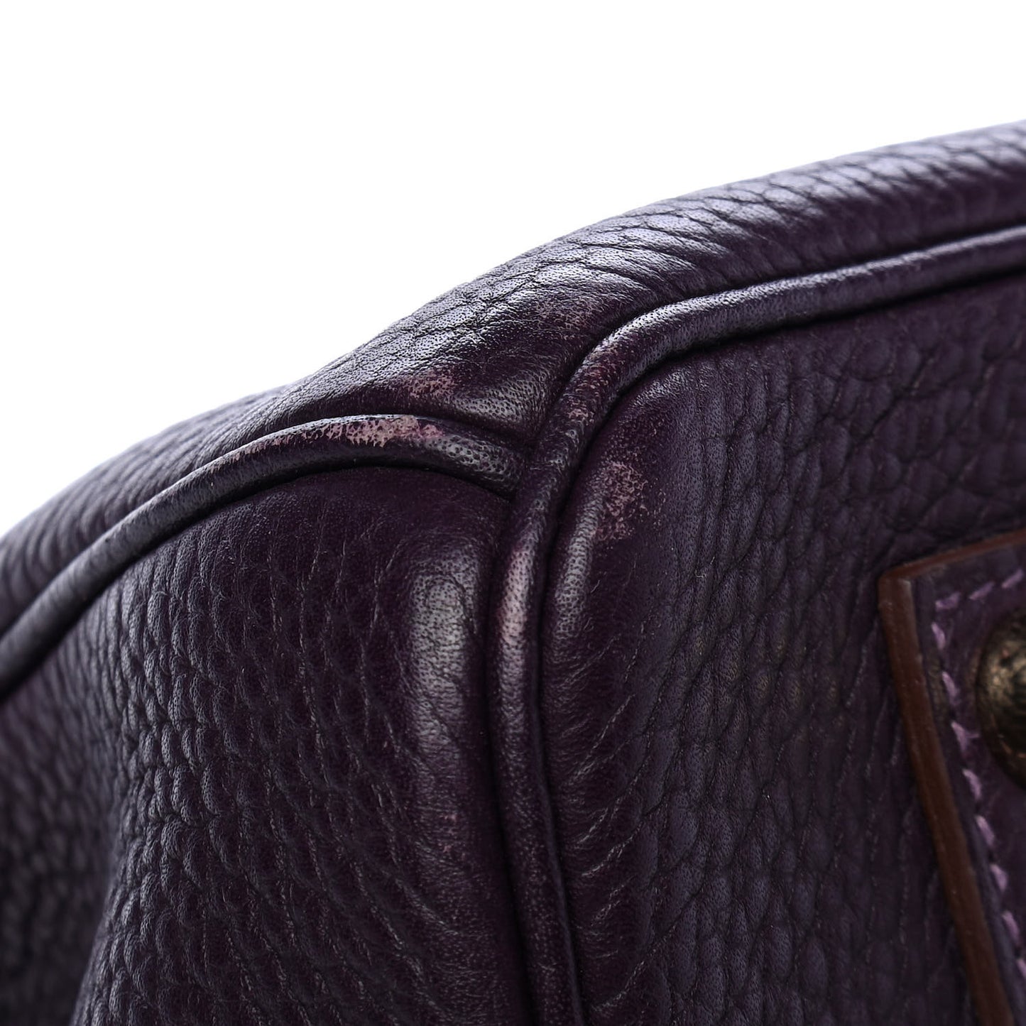 Taurillon Clemence Birkin 35 Raisin