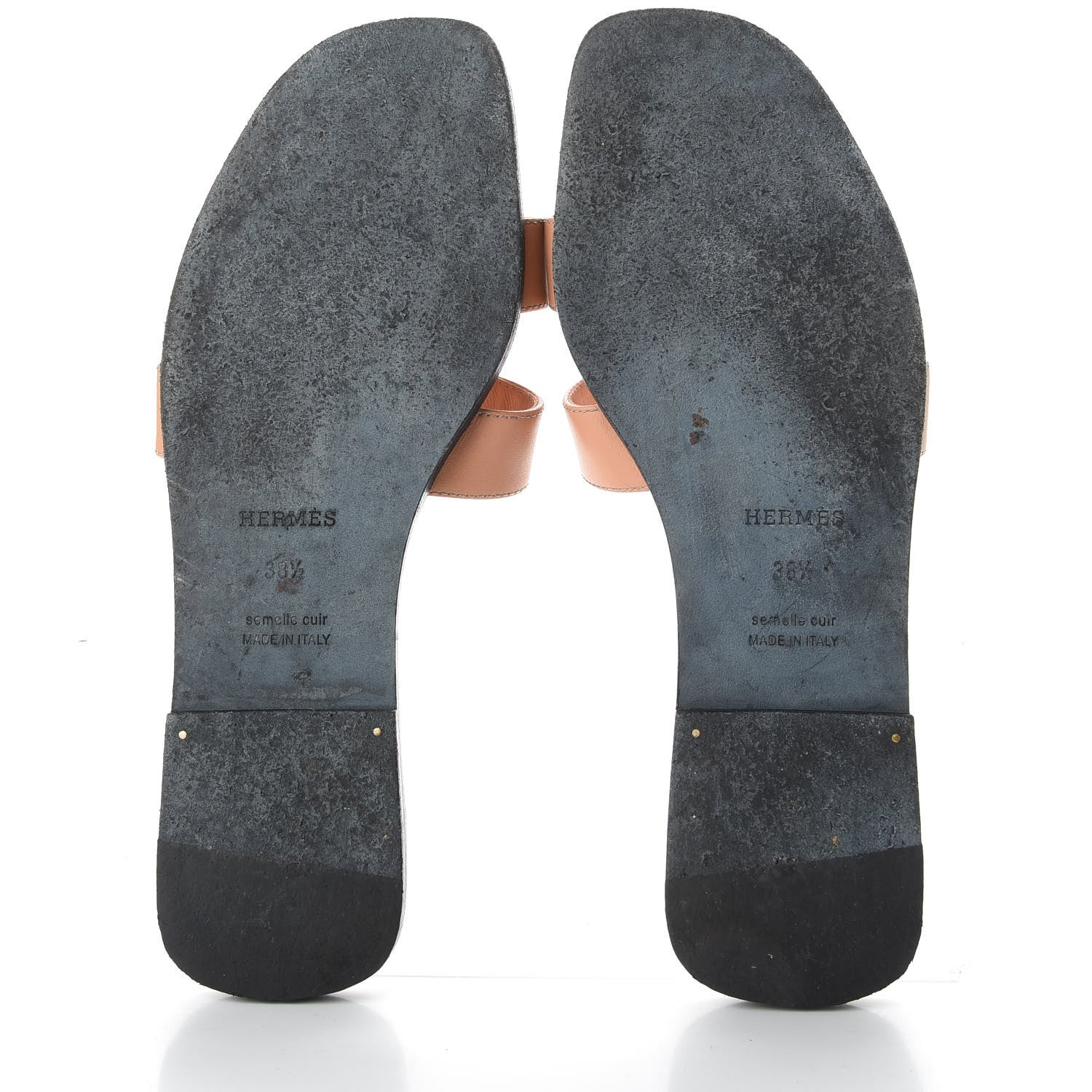 Hermes Oran Sandals 38.5 Granit Rose 6 of 9