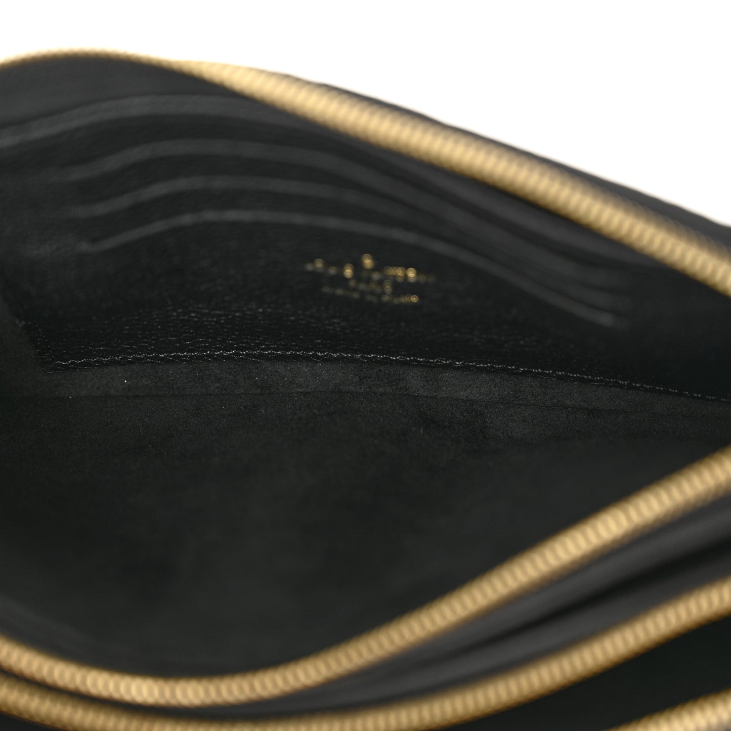 Empreinte Double Zip Pochette Black