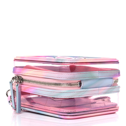 Chanel PVC Patent Calfskin Patent Lambskin Vertical Vanity Case Pink 3 of 15