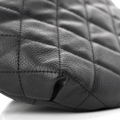 Chanel Grained Calfskin Quilted Waist Belt Bag Black 9 of 11