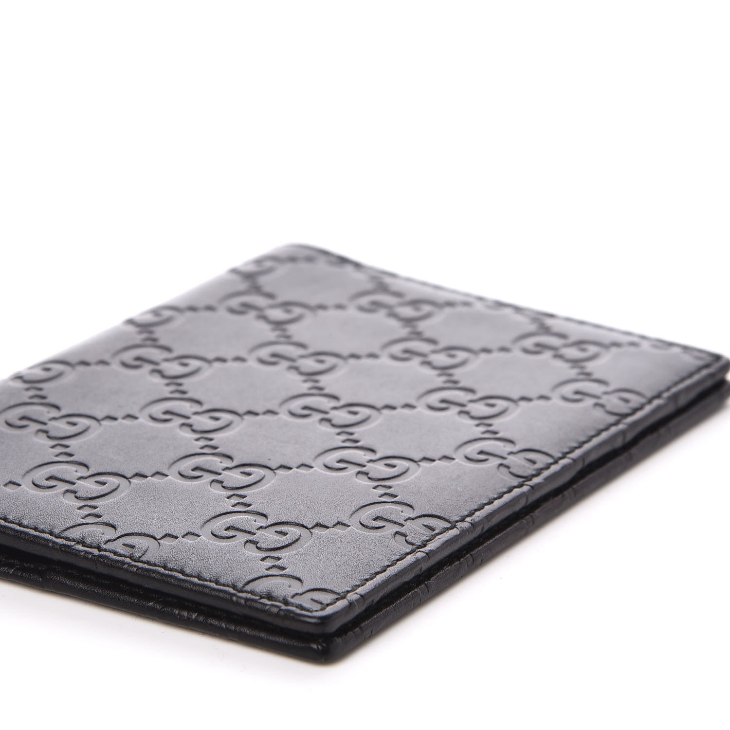 Gucci Guccissima Passport Case Black 7 of 7