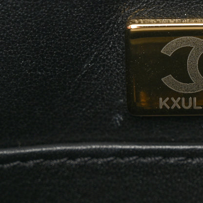 Chanel Patent Quilted Mini Square Flap Black 7 of 10