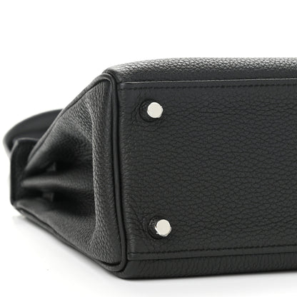 Hermes Togo Kelly Retourne 25 Black 8 of 10