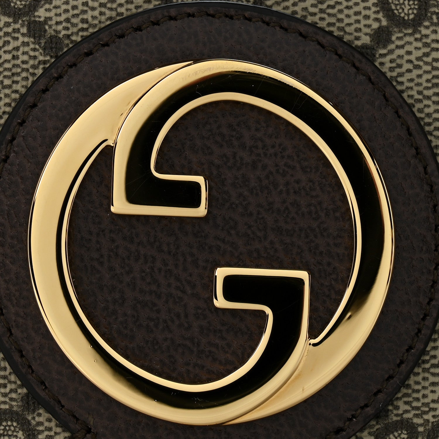 Gucci GG Supreme Monogram Textured Dollar Calfskin Blondie Belt Bag Beige Ebony New Acero 11 of 11