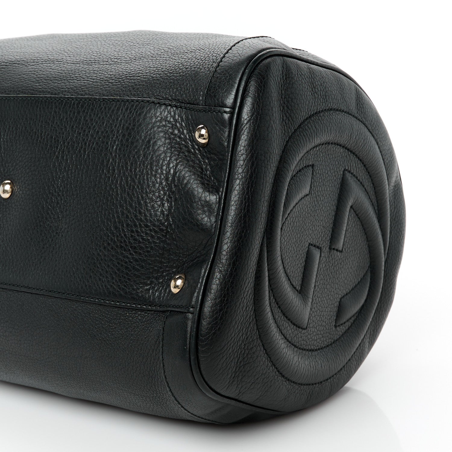 Gucci Pebbled Calfskin Medium Soho Boston Black 13 of 13