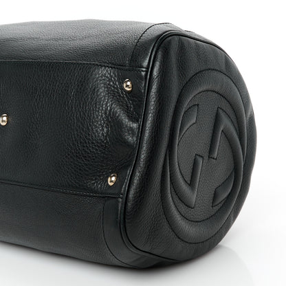 Gucci Pebbled Calfskin Medium Soho Boston Black 13 of 13