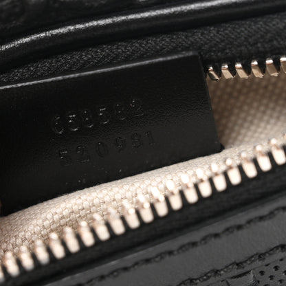 Gucci Calfskin GG Tennis Embossed Belt Bag Black 6 of 9