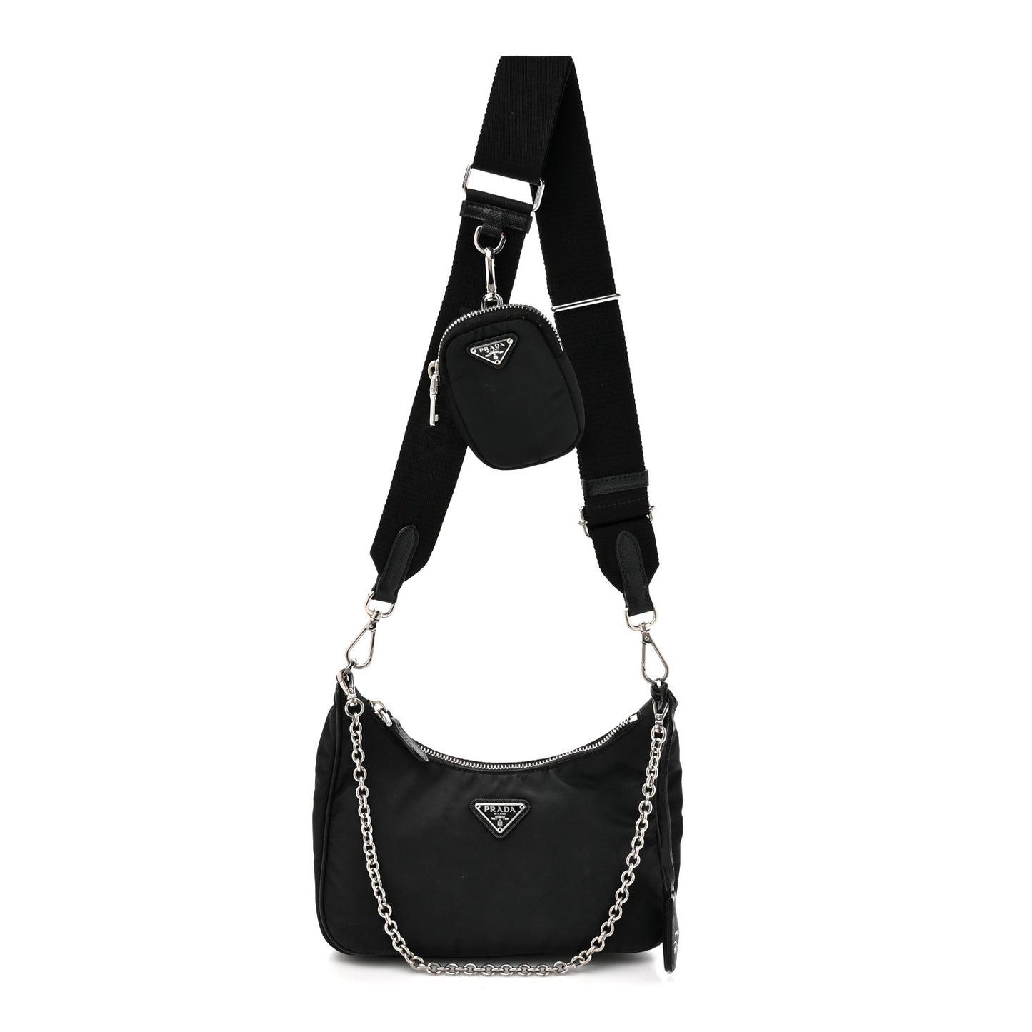 Nylon Re-Edition 2005 Shoulder Bag Black