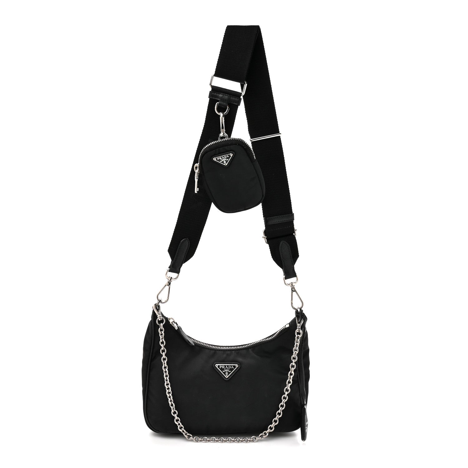Prada Nylon Re-Edition 2005 Shoulder Bag Black 1 of 11