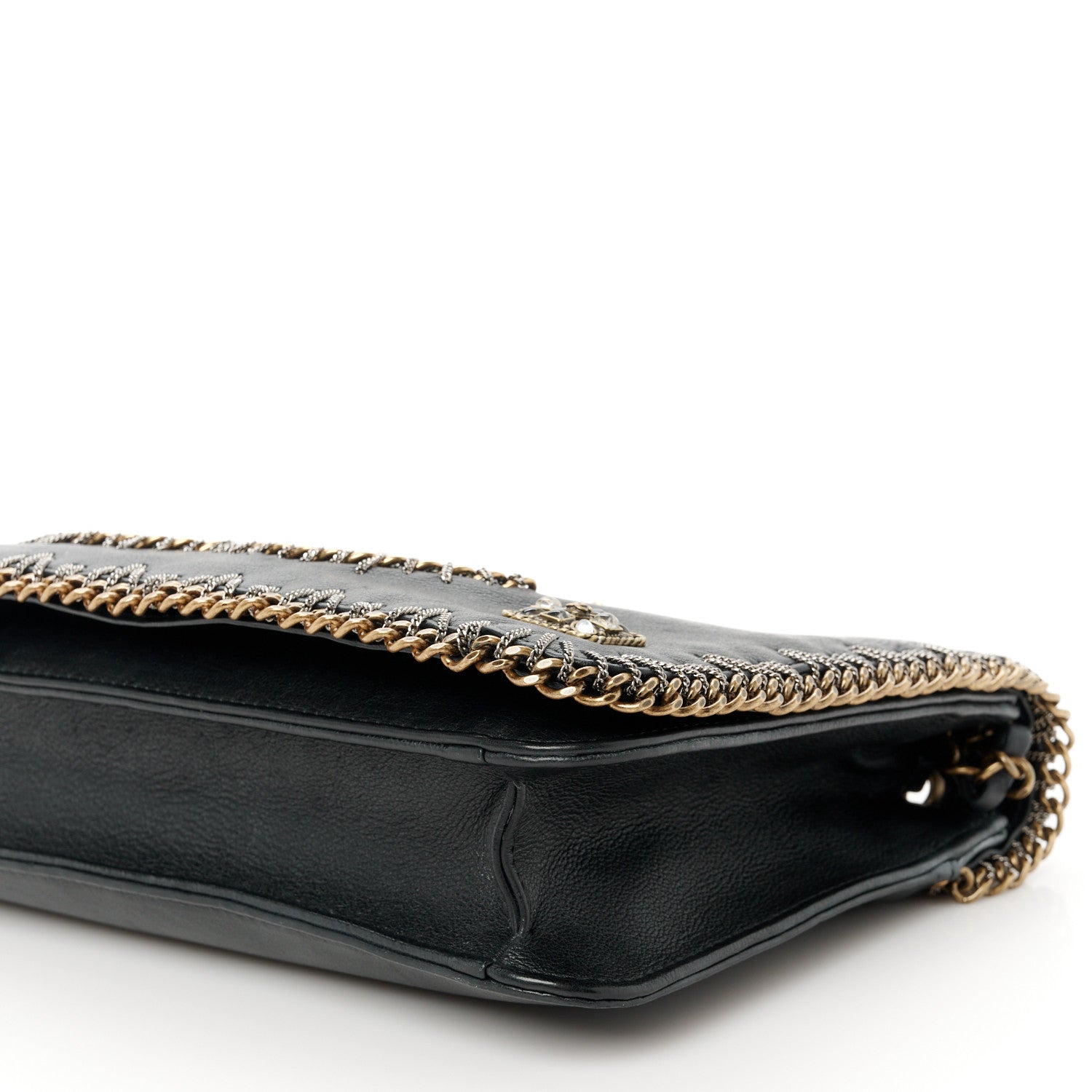 Chanel Calfskin Chain CC Byzance Flap Black 10 of 10