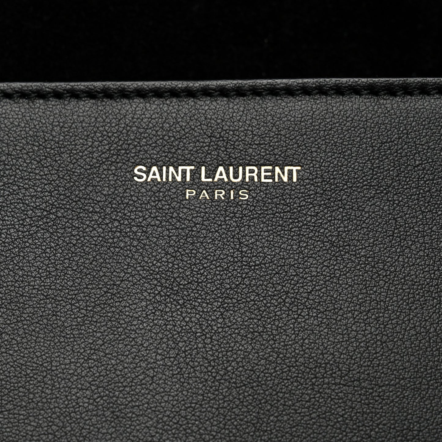 Calfskin Classic Y Ligne Clutch Black