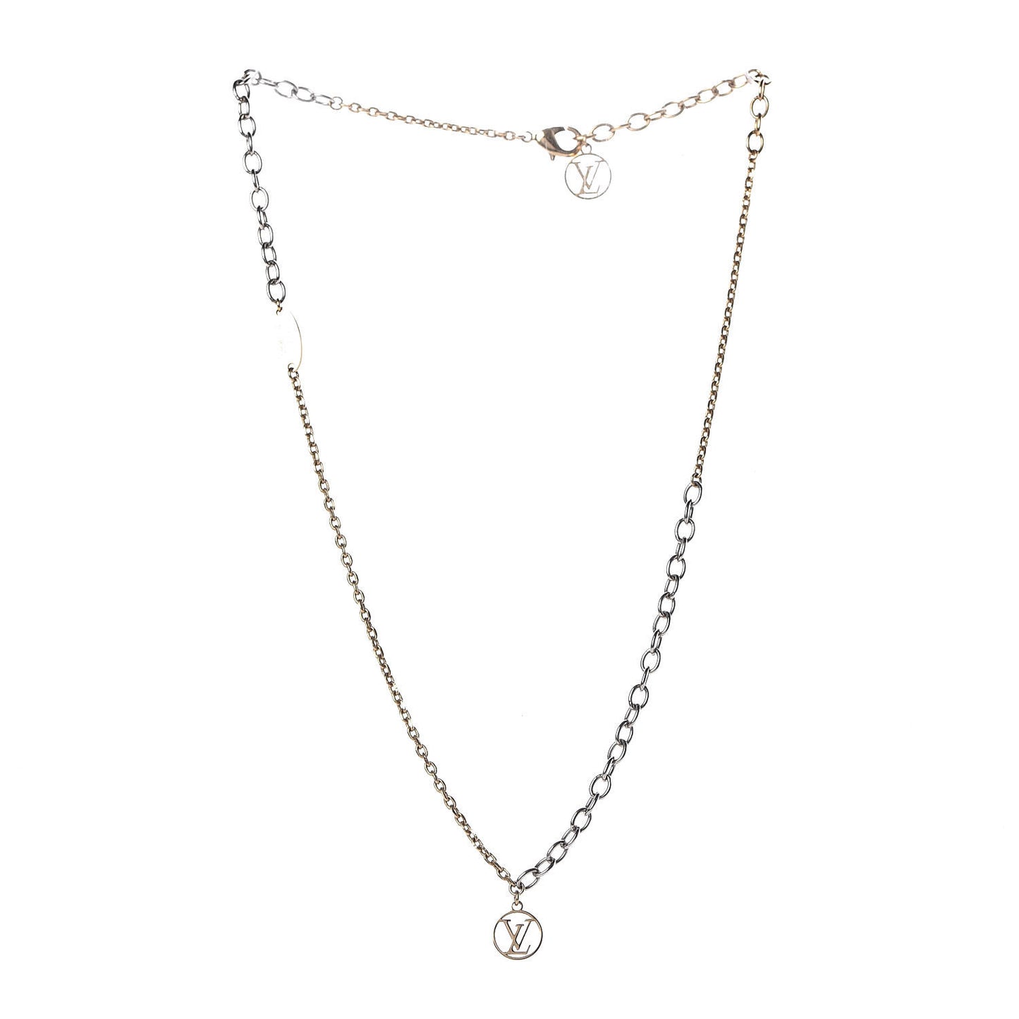 Logomania Necklace Silver Gold