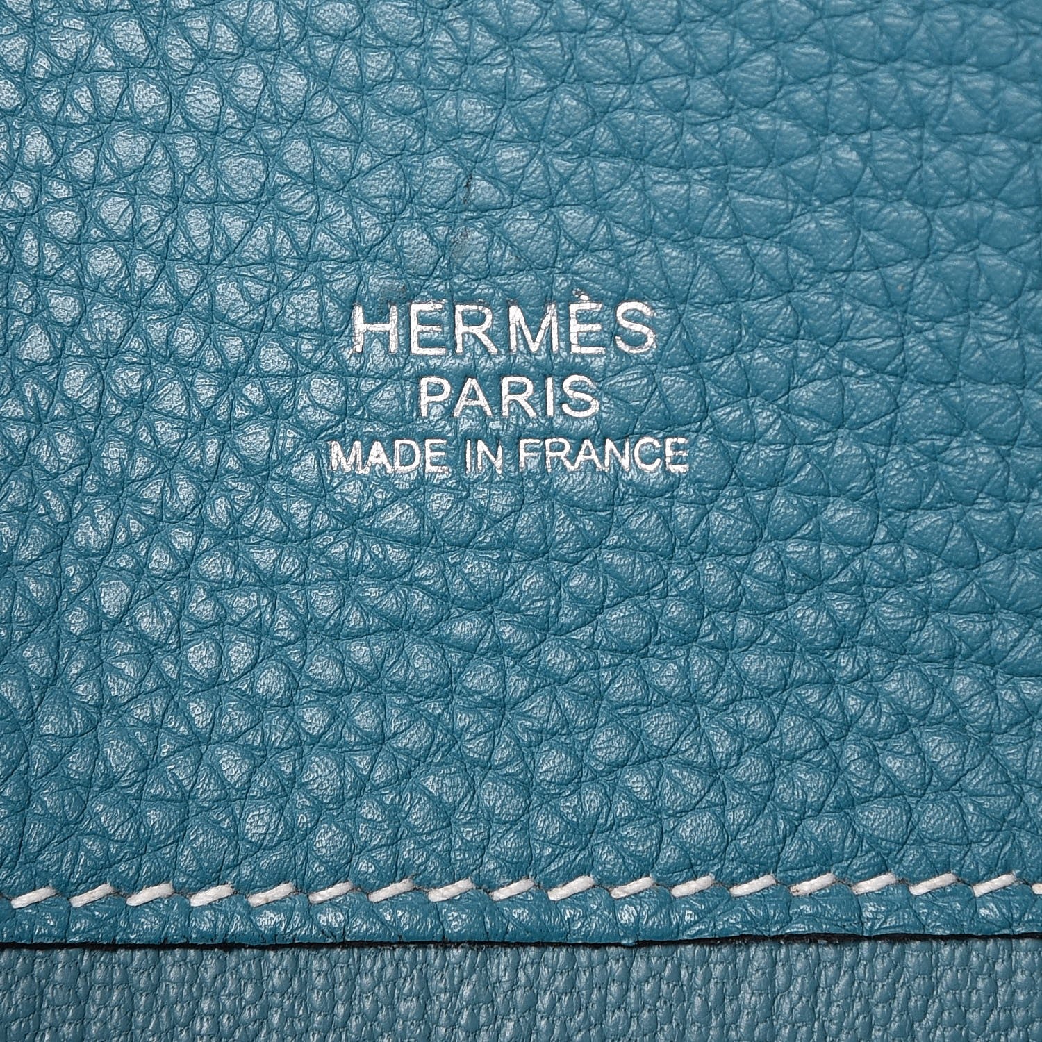Hermes Taurillon Clemence So Kelly 22 Blue Jean 6 of 7