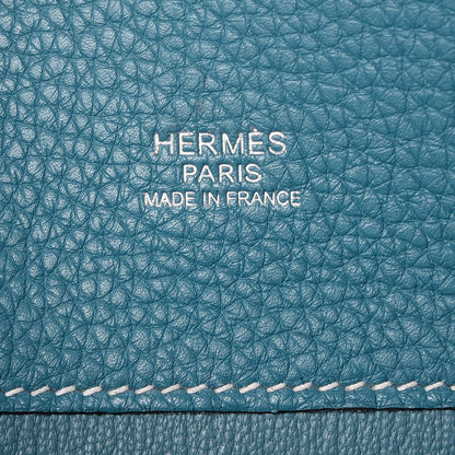 Hermes Taurillon Clemence So Kelly 22 Blue Jean 6 of 7