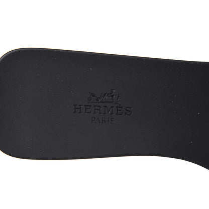 Hermes Rubber Aloha Sandals 36 Black 7 of 8