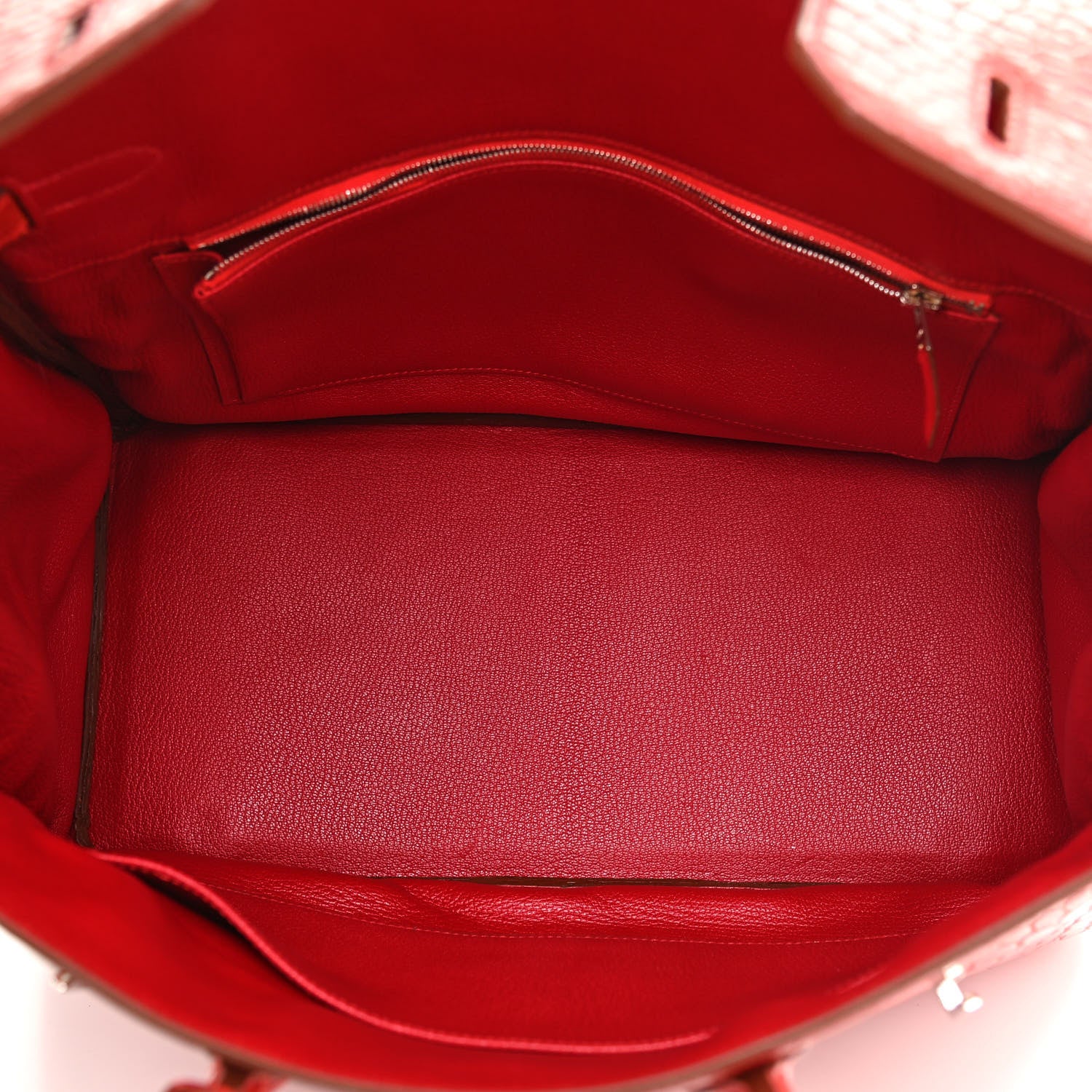 Hermes Matte Porosus Crocodile Birkin 35 Bougainvillea 5 of 12